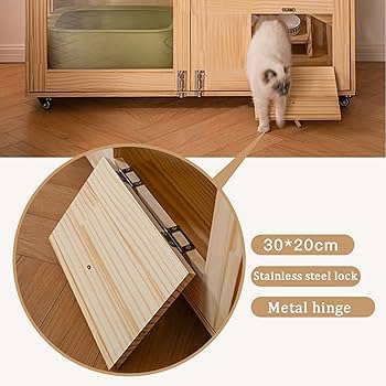 DIY可能 キャットケージ 約184.5cm Amazon.co.jp: YHWKGZ 猫ケージ、DIY 木製組み立て式キャット